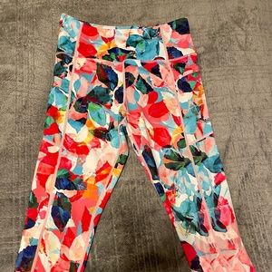 ZYIA floral leggings